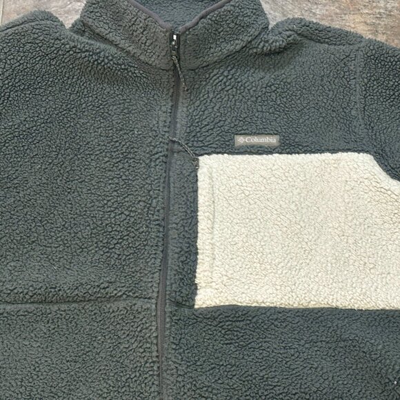 Columbia Sherpa Teddy Jacket Fleece Red Full Zip Size Women's XXL  ******SHIPPIN - Picture 2 of 4